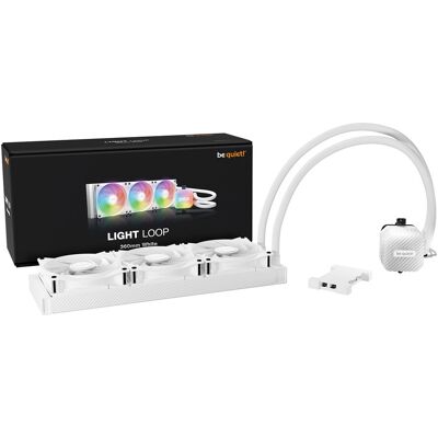 be quiet! Light Loop RGB 360mm AIO CPU Cooler - White be quiet! Light Loop RGB 360mm AIO CPU Cooler - White