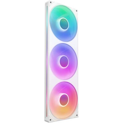 NZXT F420 RGB Core 140mm Pc Case Fans White Triple Pack NZXT F420 RGB Core 140mm Pc Case Fans White Triple Pack