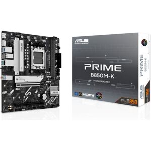 ASUS Prime B850M-K Motherboard AMD Ryzen 9000 Series Optimised AI Ready Connectivity Upgrade ASUS Prime B850M-K Motherboard AMD Ryzen 9000 Series Optimised AI Ready Connectivity Upgrade