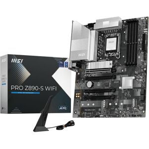 MSI PRO Z890-S WIFI DDR5 PCIe 5.0 ATX Motherboard - True Wi-Fi 7 & 2.5G LAN MSI PRO Z890-S WIFI DDR5 PCIe 5.0 ATX Motherboard - True Wi-Fi 7 & 2.5G LAN