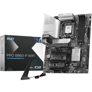 MSI PRO B860-P WIFI ATX DDR5 Intel LGA 1851 Motherboard – Ultra-Fast Wi-Fi 7, One-Click Overclocking, PCIe 5.0 M.2 Slots MSI PRO B860-P WIFI ATX DDR5 Intel LGA 1851 Motherboard – Ultra-Fast Wi-Fi 7, One-Click Overclocking, PCIe 5.0 M.2 Slots