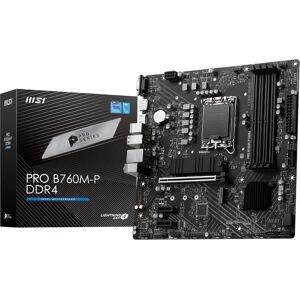 MSI B760M-P DDR4 Motherboard - Supports 12th/13th/14th Gen Intel MSI B760M-P DDR4 Motherboard - Supports 12th/13th/14th Gen Intel