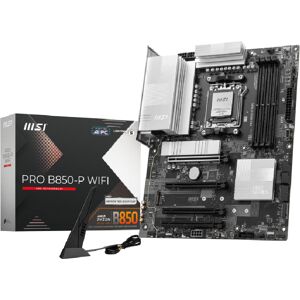 MSI PRO B850-P WIFI ATX DDR5 AMD Socket AM5 Motherboard - Wi-Fi 7, PCIe 5.0, 5G LAN MSI PRO B850-P WIFI ATX DDR5 AMD Socket AM5 Motherboard - Wi-Fi 7, PCIe 5.0, 5G LAN