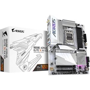 Gigabyte B650E AORUS ELITE X ICE AM5 ATX Board - AMD Ryzen 7000/8000 Support, PCIe 5.0, DDR5, M.2 Slots Gigabyte B650E AORUS ELITE X ICE AM5 ATX Board - AMD Ryzen 7000/8000 Support, PCIe 5.0, DDR5, M.2 Slots