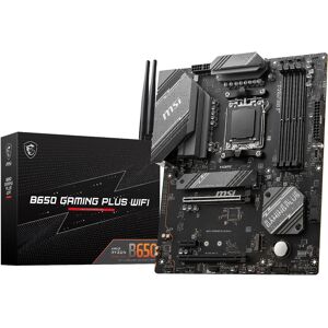 MSI AMD B650 GAMING PLUS WIFI AM5 DDR5 ATX Motherboard - Ryzen 8000/7000, PCIe 4.0, Wi-Fi 6E MSI AMD B650 GAMING PLUS WIFI AM5 DDR5 ATX Motherboard - Ryzen 8000/7000, PCIe 4.0, Wi-Fi 6E