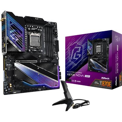 Asrock X870E NOVA WIFI DDR5 ATX Socket AM5 Motherboard Asrock X870E NOVA WIFI DDR5 ATX Socket AM5 Motherboard