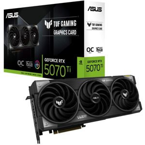 ASUS TUF Gaming RTX 5070 Ti 16GB - Military Grade, AI Performance, Supreme Cooling - NVIDIA GeForce RTX ASUS TUF Gaming RTX 5070 Ti 16GB - Military Grade, AI Performance, Supreme Cooling - NVIDIA GeForce RTX