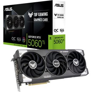 ASUS GeForce RTX 5060 Ti TUF Gaming 16GB OC 2692MHz Boost Clock 785 AI TOPS GDDR7 VRAM BoxLtd ASUS GeForce RTX 5060 Ti TUF Gaming 16GB OC 2692MHz Boost Clock 785 AI TOPS GDDR7 VRAM BoxLtd