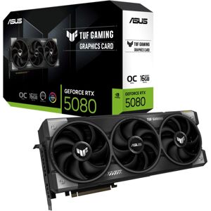 ASUS TUF Gaming GeForce RTX 5080 16GB GDDR7 OC Edition Military-grade Components & Quad-fan Cooling ASUS TUF Gaming GeForce RTX 5080 16GB GDDR7 OC Edition Military-grade Components & Quad-fan Cooling