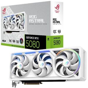 ASUS GeForce RTX 5080 ROG ASTRAL 16GB OC Gaming Graphics Card - White ASUS GeForce RTX 5080 ROG ASTRAL 16GB OC Gaming Graphics Card - White
