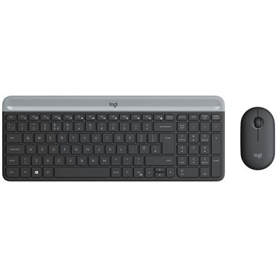 Logitech MK470 Slim Keyboard & Mouse Combo - Graphite Logitech MK470 Slim Keyboard & Mouse Combo - Graphite