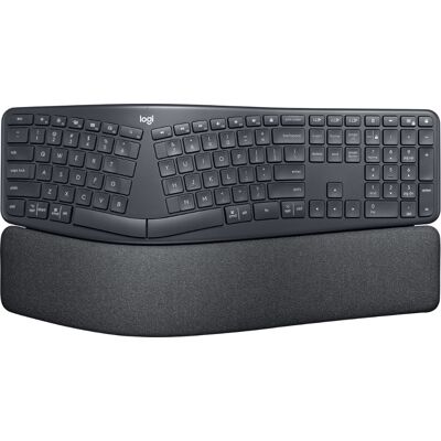 Logitech ERGO K860 Split Ergonomic Wireless Curved Keyboard - Graphite Logitech ERGO K860 Split Ergonomic Wireless Curved Keyboard - Graphite