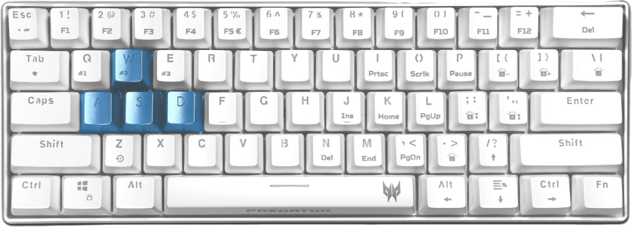 Acer Predator Aethon 330 Wireless/Wired Gaming Keyboard - White