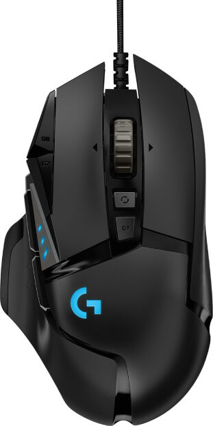 Logitech G G502 HERO High Performance USB Type-A Gaming Mouse - Black