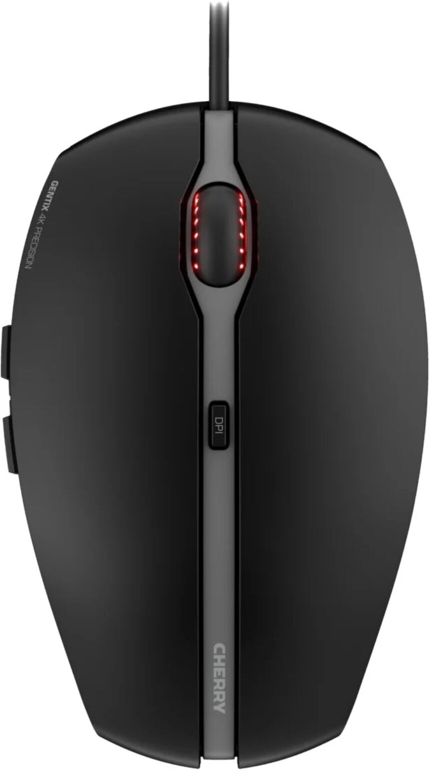 Cherry Gentix 4K 3600 DPI USB Wired Mouse - Black