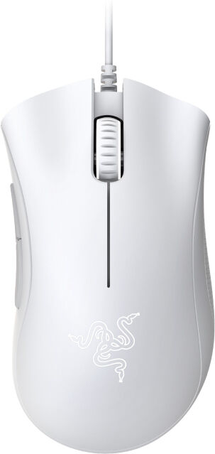 Razer DeathAdder Essential USB Type-A Wired White Gaming Mouse - 5 Buttons, 10M Clicks, 6400 DPI
