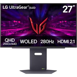 LG UltraGear 27GX700A-B 27" OLED Quad HD 280Hz 0.03ms Freesync Premium Pro Gaming Monitor LG UltraGear 27GX700A-B 27" OLED Quad HD 280Hz 0.03ms Freesync Premium Pro Gaming Monitor