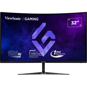 ViewSonic VX3218C-2K 32" QHD Curved Monitor, 165Hz, FreeSync, 1ms Response ViewSonic VX3218C-2K 32" QHD Curved Monitor, 165Hz, FreeSync, 1ms Response