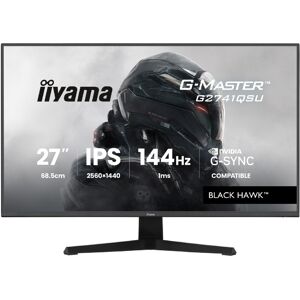 iiyama G-Master G2741QSU-B1 27" IPS Quad HD 144Hz 1ms G-Sync Gaming Monitor with Speakers iiyama G-Master G2741QSU-B1 27" IPS Quad HD 144Hz 1ms G-Sync Gaming Monitor with Speakers