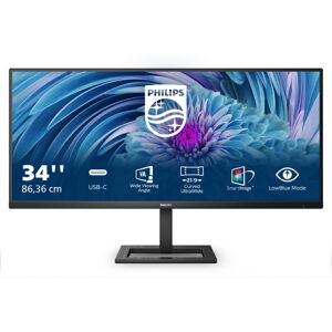 Philips E Line 346E2LAE/00 34" UltraWide Quad HD 100Hz Monitor – Built-in Speakers, USB-C, FreeSync Philips E Line 346E2LAE/00 34" UltraWide Quad HD 100Hz Monitor – Built-in Speakers, USB-C, FreeSync