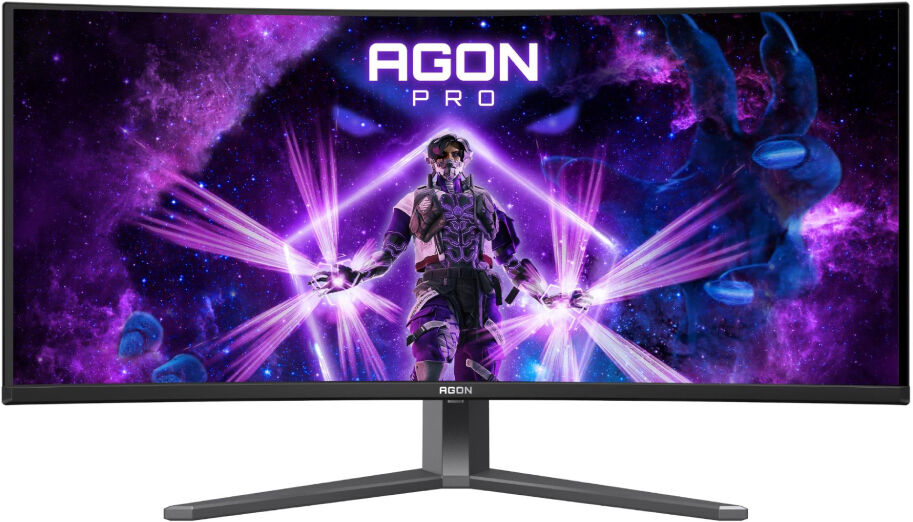 AOC AGON AG346UCD Curved OLED Quad HD 175Hz 0.03ms Height Adjustable Built in Speakers Gaming Monitor