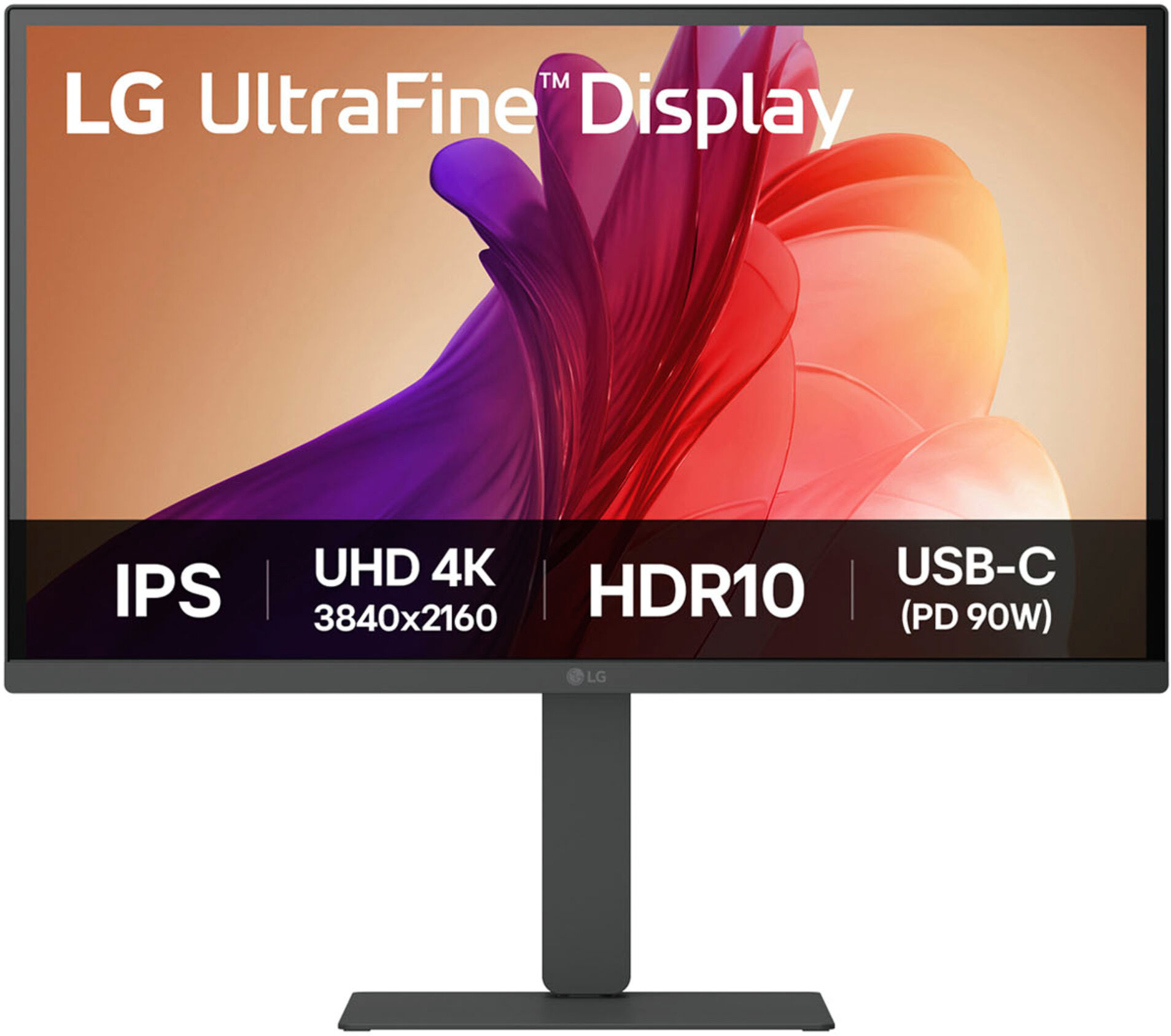 LG 27U730A-B 27 UHD 4K USB-C Height Adjustable Monitor with Speakers