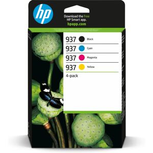 HP 6C400NE 301/937 Printhead Cartridge Pack of 4 Vibrant Color & Bold Blacks Compatible with HP OfficeJet Pro Series HP 6C400NE 301/937 Printhead Cartridge Pack of 4 Vibrant Color & Bold Blacks Compatible with HP OfficeJet Pro Series