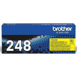 Brother TN248Y Yellow Toner 1K Pages Original for DCP-L, MFC-L, HL-L Series Printer - 1pc
