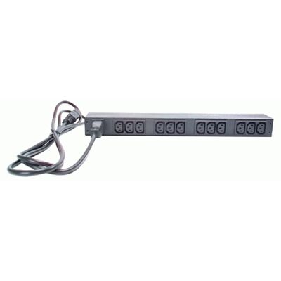 AP9565 APC Basic Rack PDU 12-Outlet 0U/1U - Flash Upgradeable, Local Monitoring, Alarm Thresholds, Remote Control AP9565 APC Basic Rack PDU 12-Outlet 0U/1U - Flash Upgradeable, Local Monitoring, Alarm Thresholds, Remote Control