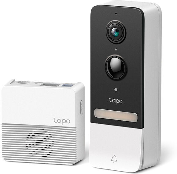 TP-LINK Tapo D230S1 2K 5MP AI Video Doorbell Kit - Smart Security with Night Vision & Person Detection