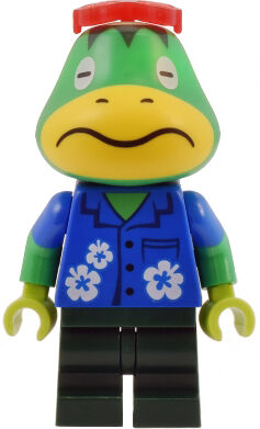 Lego Animal Crossing Kapp'n Sea Turtle Nintendo Minifigure from 77048
