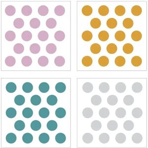 Baby stickers Dekornik Confetti 3 (x72) Rose 30x30 cm Baby stickers Dekornik Confetti 3 (x72) Rose 30x30 cm