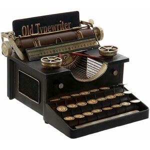 Decorative vintage metal figurine DKD Home Decor Noir One size Decorative vintage metal figurine DKD Home Decor Noir One size