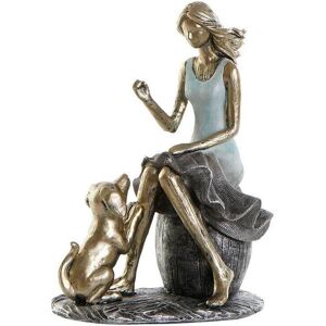 Decorative resin figurine DKD Home Decor Bleu One size Decorative resin figurine DKD Home Decor Bleu One size