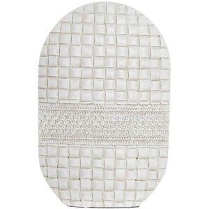 Modern resin vase DKD Home Decor Blanc One size Modern resin vase DKD Home Decor Blanc One size