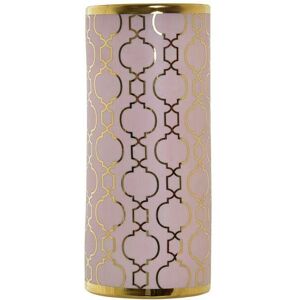 Oriental chrome porcelain vase DKD Home Decor Rose One size Oriental chrome porcelain vase DKD Home Decor Rose One size