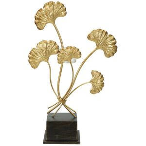 Candleholder Mauro Ferretti Glam Iris Doré 50x12x55 cm Candleholder Mauro Ferretti Glam Iris Doré 50x12x55 cm