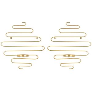 Wall candle holder Mauro Ferretti Alid (x2) Doré 33x10x34 cm Wall candle holder Mauro Ferretti Alid (x2) Doré 33x10x34 cm