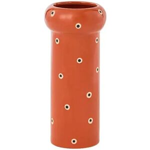 Stoneware vase OYOY Living Design Orange 18,5x18,5x42 cm Stoneware vase OYOY Living Design Orange 18,5x18,5x42 cm