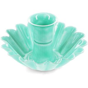 Enamel flower candle holder Rex London Bleu 10,6 cm x 10,6 cm x 5,5 cm Enamel flower candle holder Rex London Bleu 10,6 cm x 10,6 cm x 5,5 cm