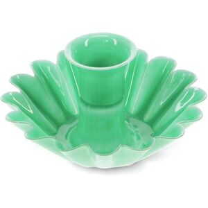Flower bowl candle holder in enamel Rex London Vert 9,3x9,3x2,5 cm Flower bowl candle holder in enamel Rex London Vert 9,3x9,3x2,5 cm