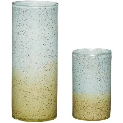 Hübsch Set di 2 vasi Shimmer - Multicolor Vase Set Hübsch Set di 2 vasi Shimmer - Multicolor Vase Set