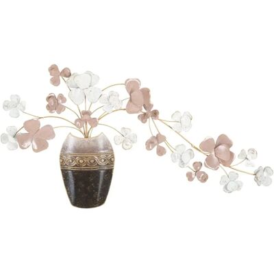 Mauro Ferretti - Modern Metal Vase 3D Wall Panel - 87.5x46cm Mauro Ferretti - Modern Metal Vase 3D Wall Panel - 87.5x46cm