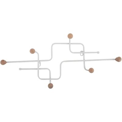 Coat rack Present Time Metro Blanc 4x26,5 cm Coat rack Present Time Metro Blanc 4x26,5 cm