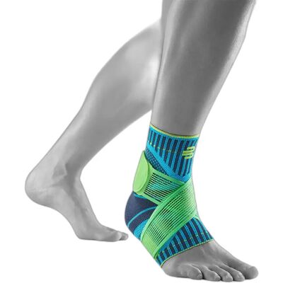 Left sports ankle guard Bauerfeind Bleu S Gauche Left sports ankle guard Bauerfeind Bleu S Gauche