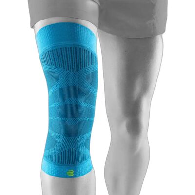 Sports compression knee brace Bauerfeind Bleu S Sports compression knee brace Bauerfeind Bleu S