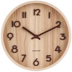 Karlsson Pure Basswood Wall Clock 60 Cm Ka5810wd - Unisex - Quartz - Wall Clock Karlsson Pure Basswood Wall Clock 60 Cm Ka5810wd - Unisex - Quartz - Wall Clock