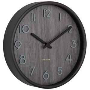 Wall clock small walnut wood Karlsson Pure Marron 22x22 cm Wall clock small walnut wood Karlsson Pure Marron 22x22 cm