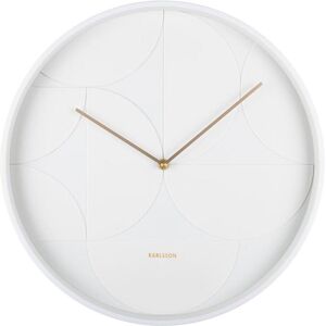 Karlsson Echelon Circular Wall Clock - White - Wall Clock Karlsson Echelon Circular Wall Clock - White - Wall Clock