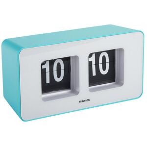 Wall/Table Clock Karlsson Funky Flip Turquoise 9,2x7 cm Wall/Table Clock Karlsson Funky Flip Turquoise 9,2x7 cm